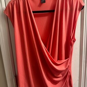 Ann Taylor Vibrant Coral Top